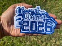 Image 1 of Class Of 2026 Hat Patch / Custom Colors