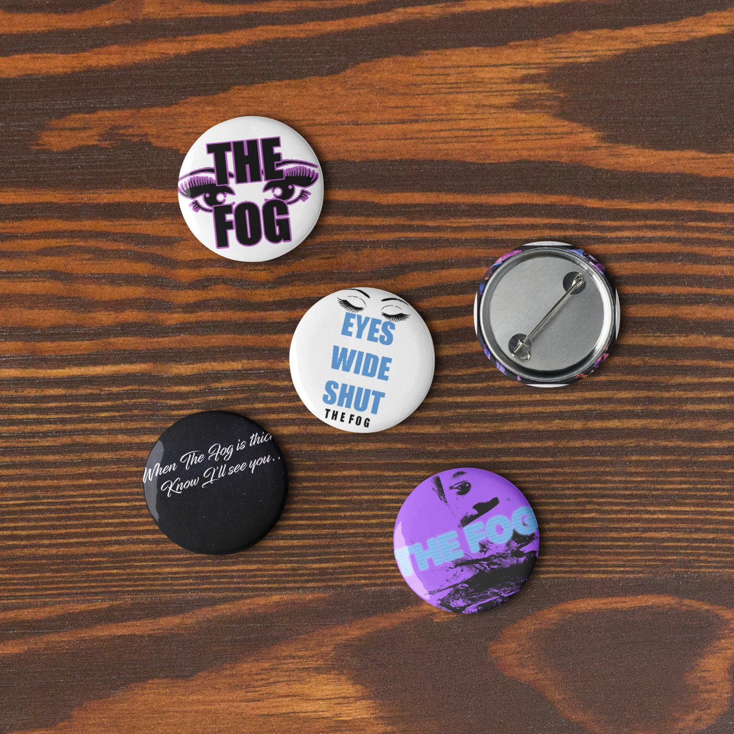 Image of The Fog pin buttons