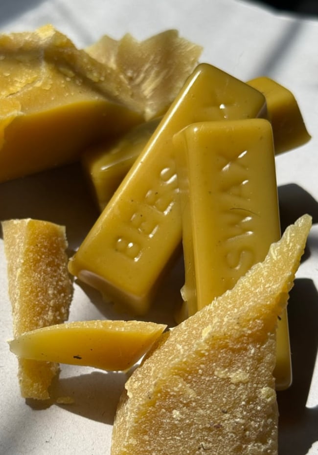 Pure beeswax mini bars 