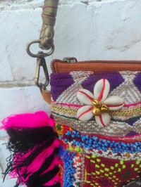 Image 4 of Shake your tassels- Bag- clutch or cross body/shoulder - black and pink