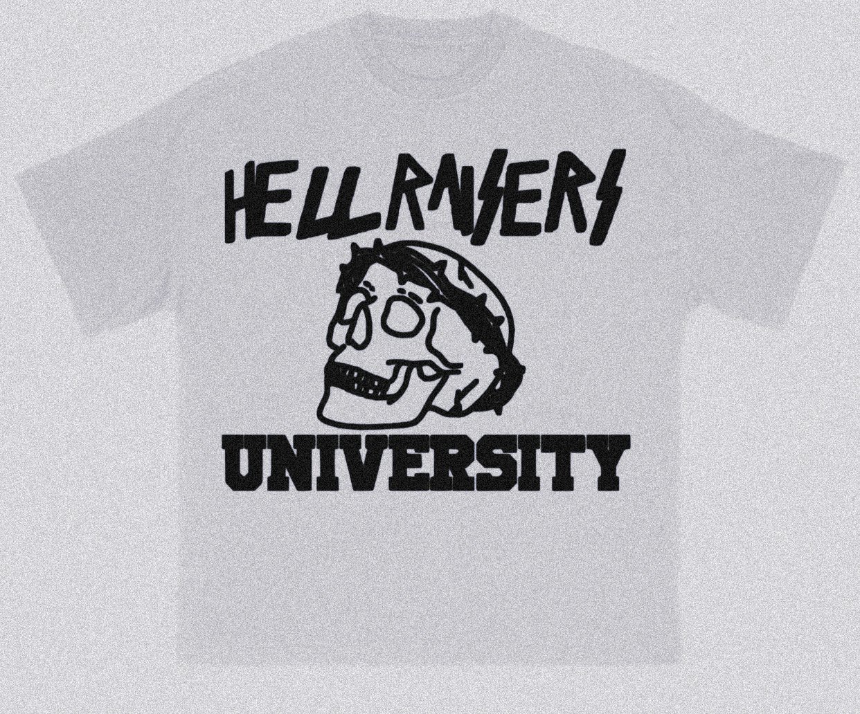 Image of Hell Raiser University Collage Tee (White)