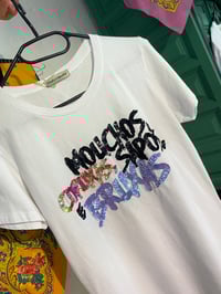 Image 2 of Camiseta bordada a man. CONXURO. Talla S corte chica. 