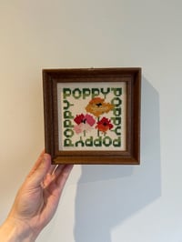 Francesca Found: Poppy Cross Stitch