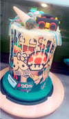 90s Themed Cake