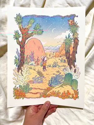 Desert Dreams Riso Print
