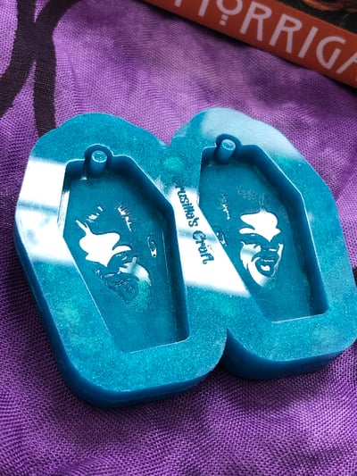 Image of Vamped Out 80’s Earring Silicone Mold