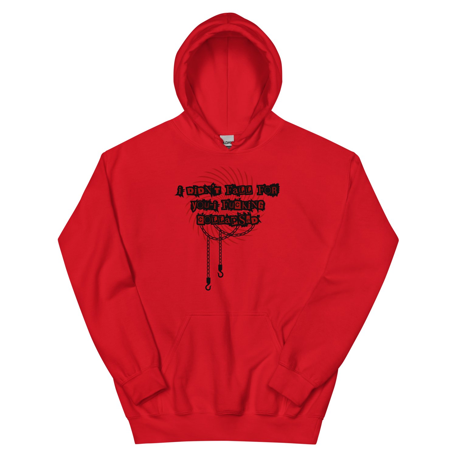 Image of I fucking collapsed Unisex Hoodie