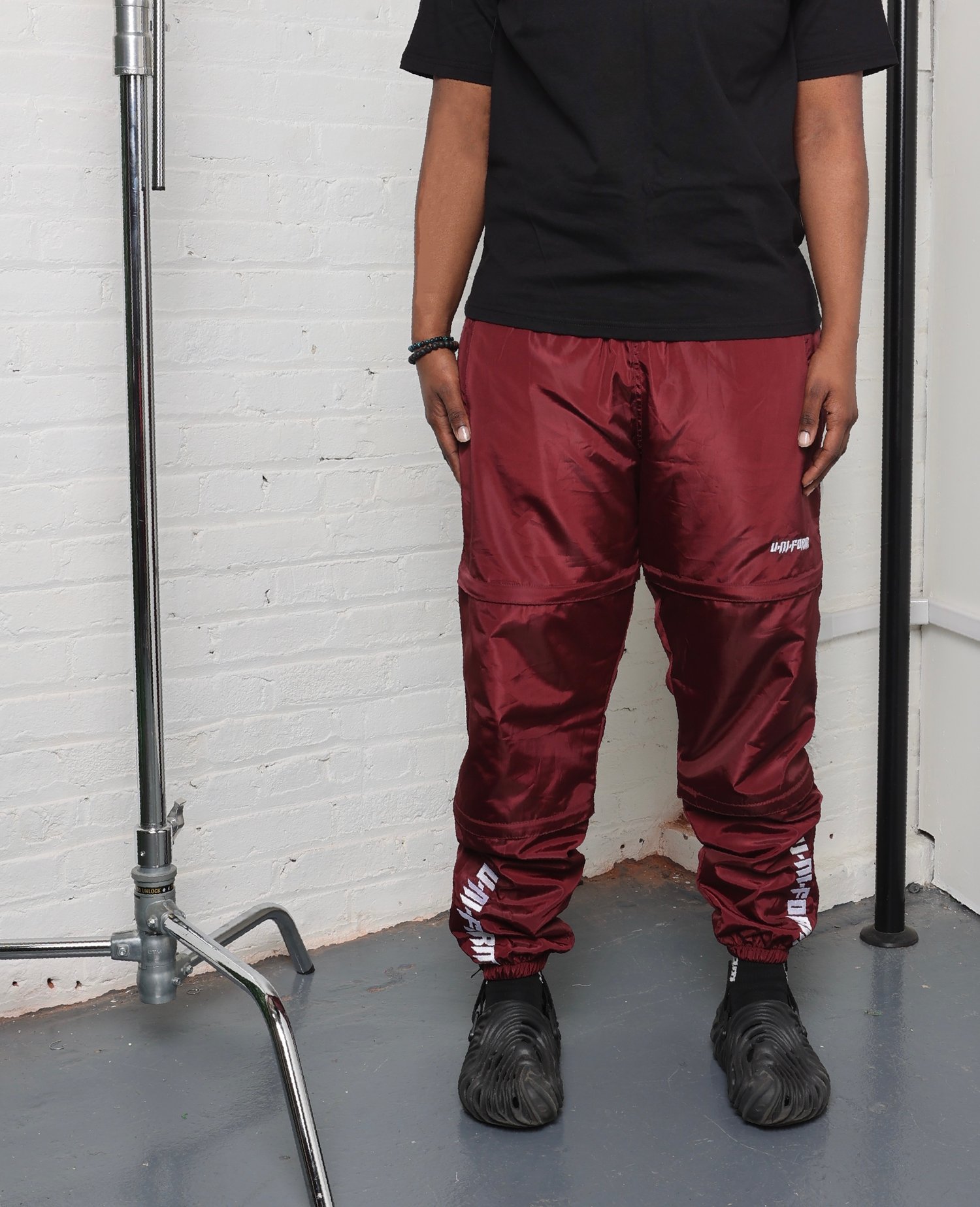 Image of Burgundy Phase 001 Zip Away Pants