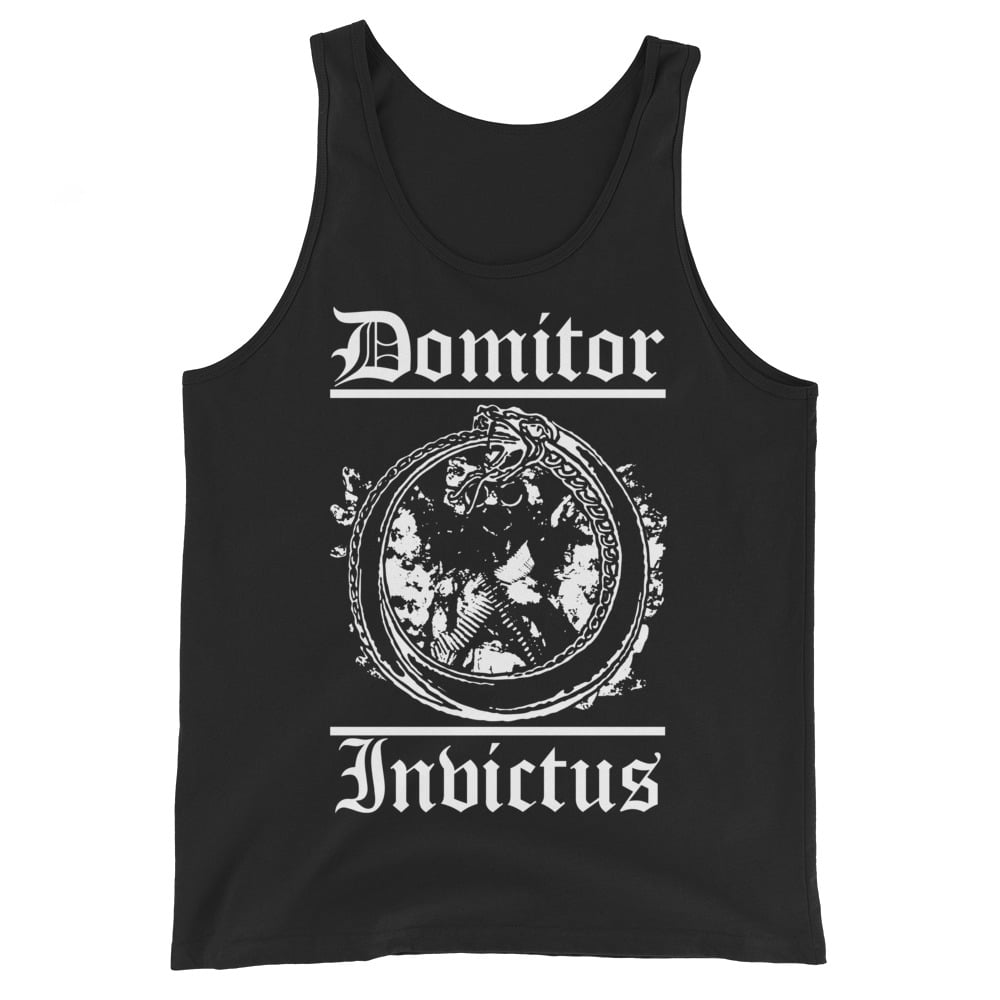 Image of Domitor Invictus Black One-Sided Tank Top