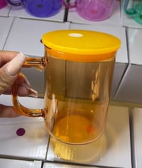 Image 5 of 17oz Clear Jelly Glass Mug