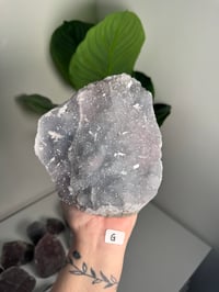 Image 7 of XL SELF STANDING COTTON CANDY APOPHYLITE CUT BASES -INDIA-