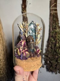 Image 1 of Moss Agate Tower & Cicada Clochè