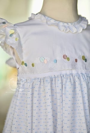 Image of Size 3 Vintage Swiss Balloons Heirloom Dress