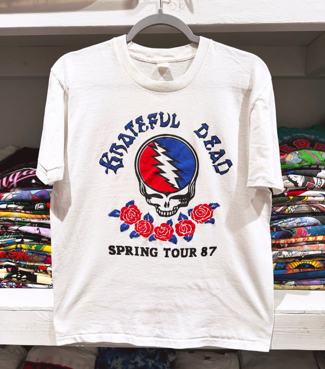 Grateful Dead 1987 Spring Tour Lot T-Shirt - Fits M