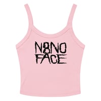 Image 2 of N8NOFACE Stacked Logo Light Women’s micro-rib tank top (+ more colors)