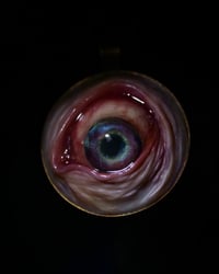 Image 14 of Glowing Oculus, Eyeball flat back pendant OOAK