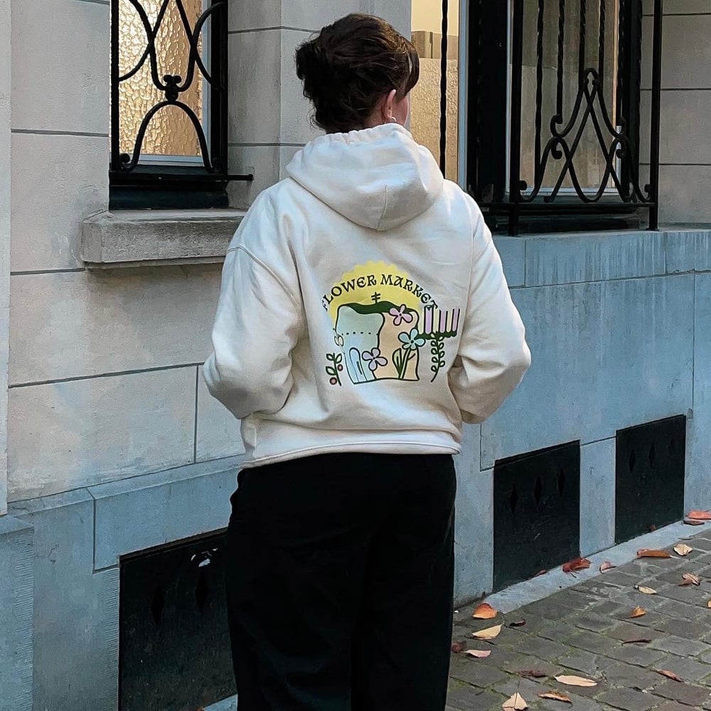 Image of Hoodie "FLOWER MARKET" Défectueux 
