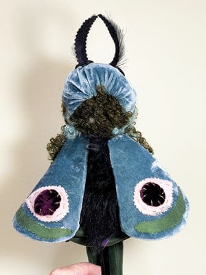 Image of MOTH INSPIRED SMALL ART DOLL