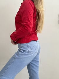 Image 6 of 00s denim red jacket // M