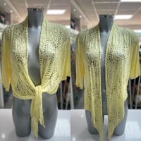 Image 2 of Crochet Floral Pattern Viscose Shurg