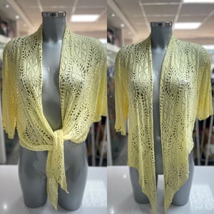 Image of Crochet Floral Pattern Viscose Shurg