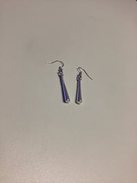 Baseball bat earrings