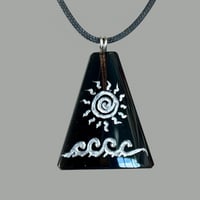 Image 5 of Volcanic Glass aka Obsidian Necklaces - 4 Choices (#25)