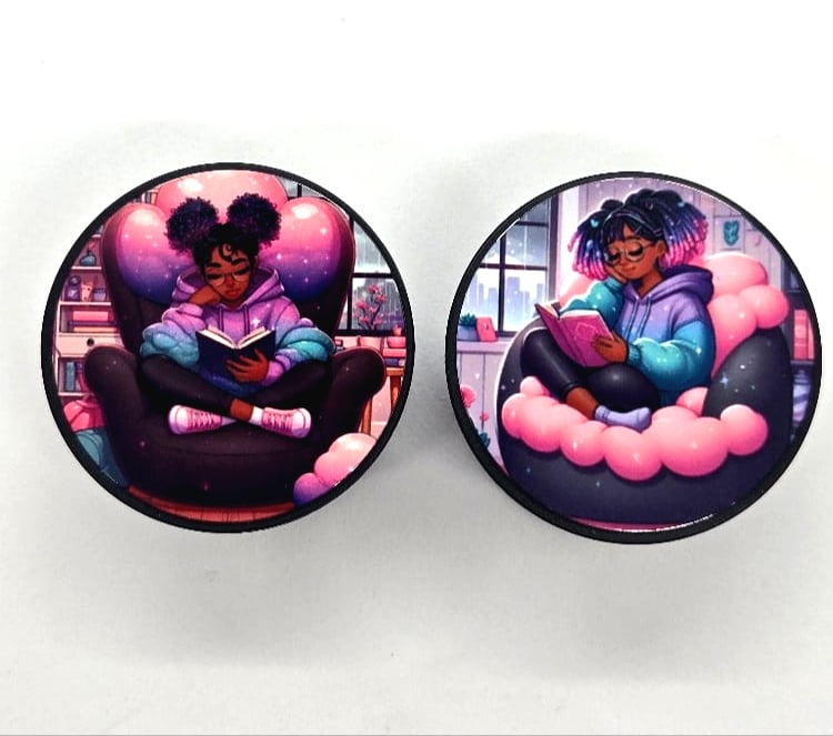 Image of Cozy Bookworm Phone Grip