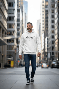 Image 3 of FlossdVip Apparel White / Black Hoodie 