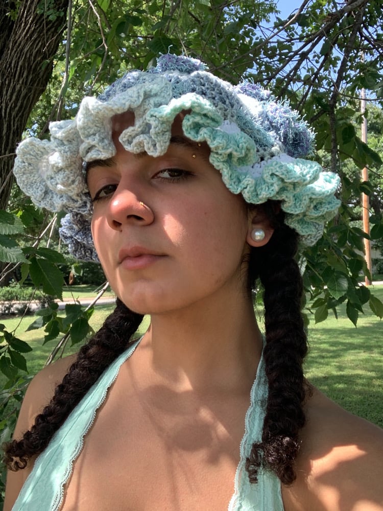 Image of ✧Frosted Ivy Mesh Hat