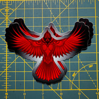 Image 2 of Cardinal Flight - Sticker 2pk