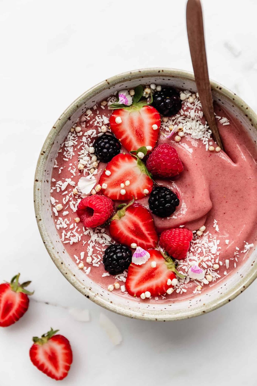 Freeze-Dried Strawberry Powder.