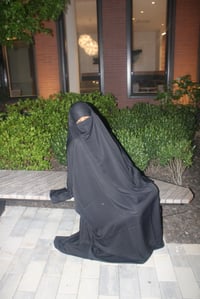 Image 3 of BLACK-Maimoona jilbaab 