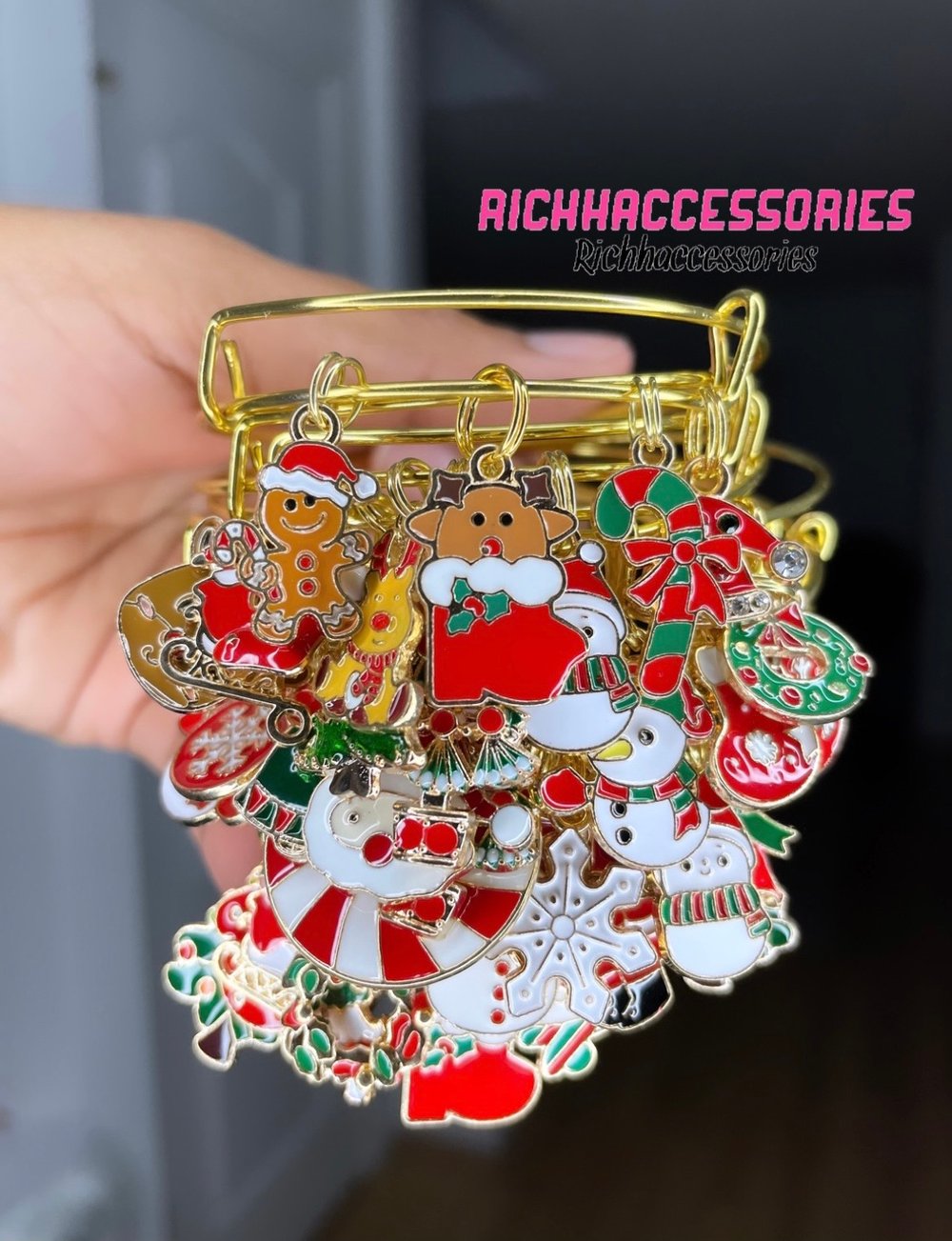 Christmas Charm Bracelets