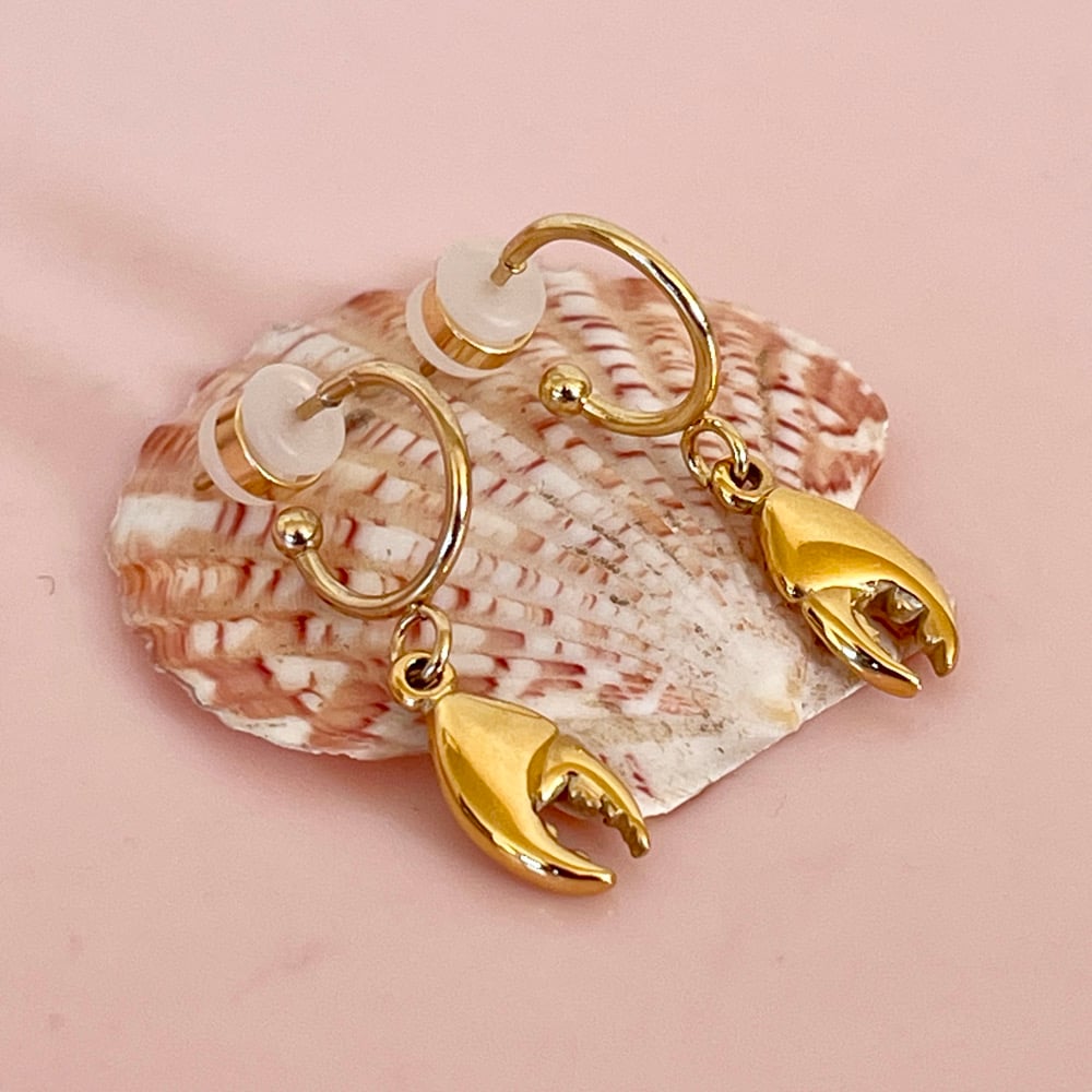 Image of Crab Claw Half Hoops