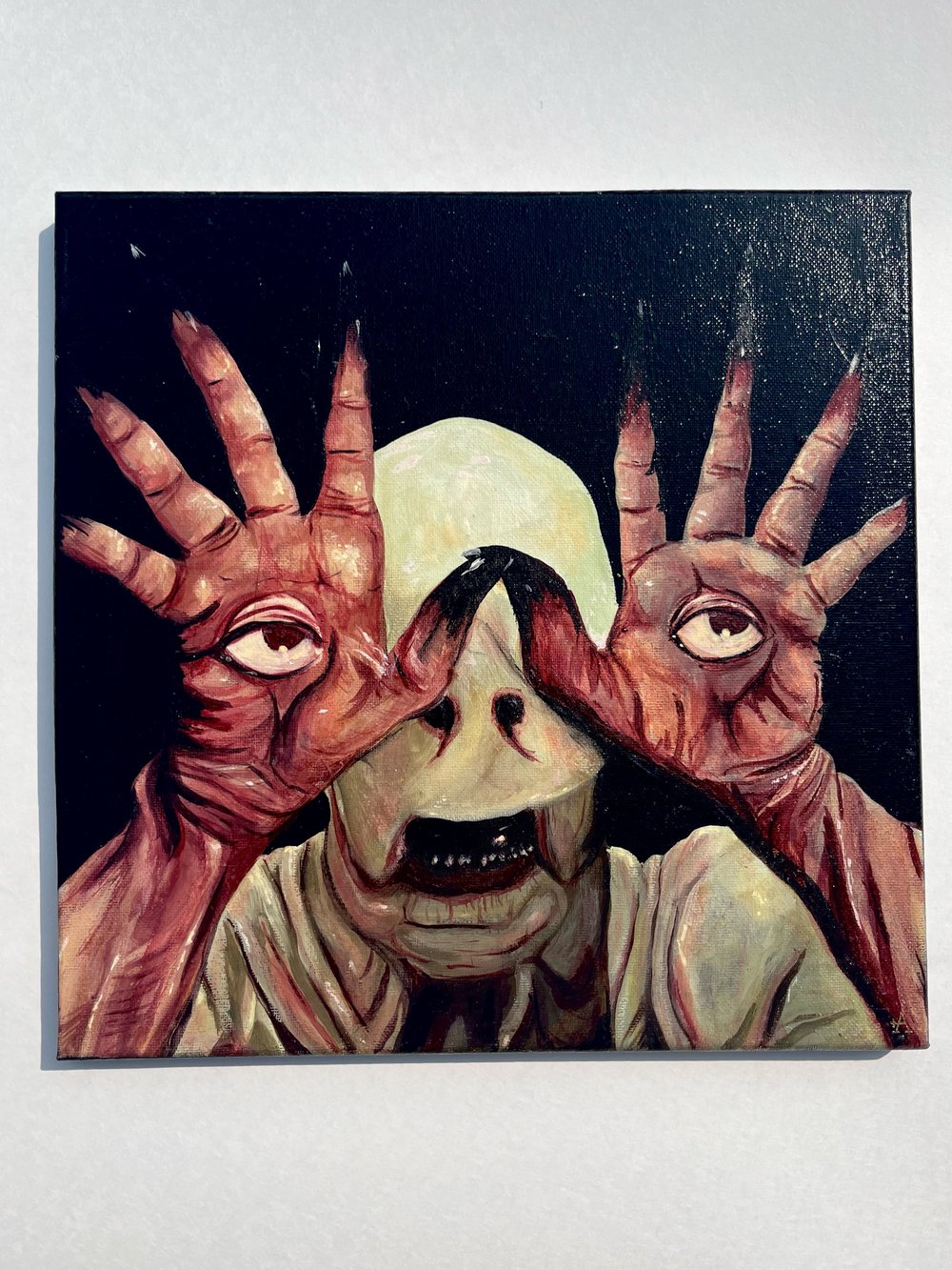 Pale Man Painting