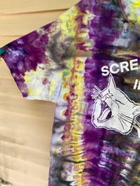 Image 2 of LARGE  Scream Into The Void Tie Dye Shirt C2