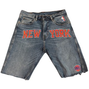 Image of New York Knicks NBA Denim Shorts