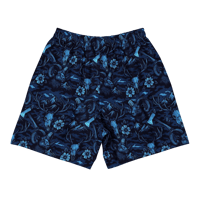 Image 2 of Ocean Camo Unisex Athletic Shorts