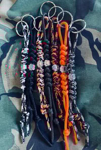 Image 1 of PAW PARACORD KEYRING