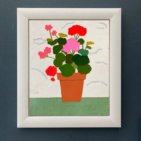 Image of July Geraniums 