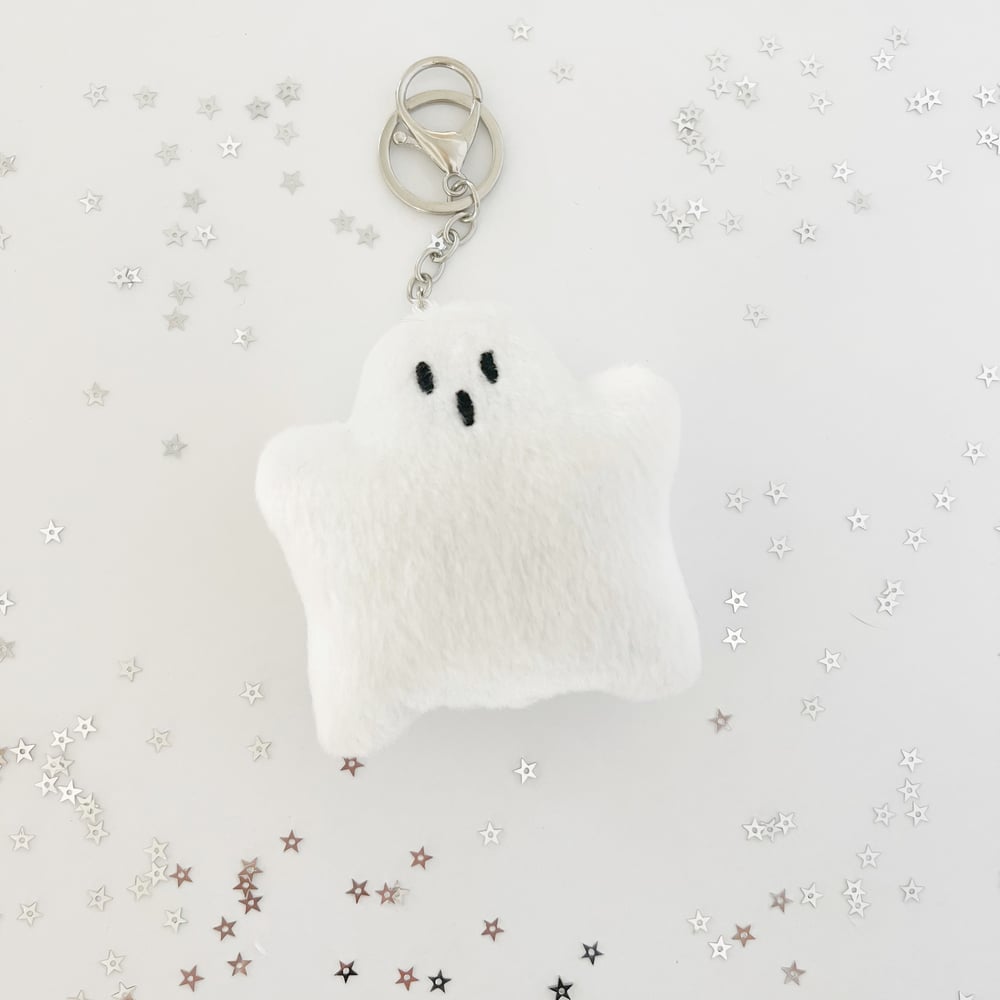 Image of Puffy Ghost Keychain 