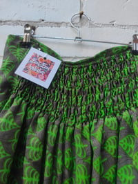 Image 7 of Sula slouch maxi skirt -green and grey