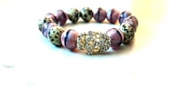 Dark Femme Vault Bracelet – Dalmatian Jasper & Skull Charm Protection