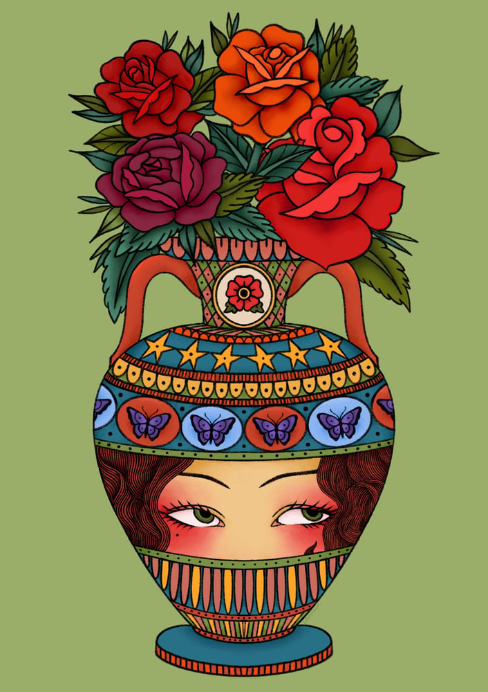 Image of Vase girl