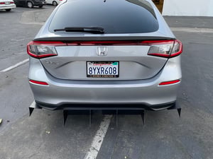 Image of 2022-24 Honda Civic 11th Gen “v1” rear diffuser