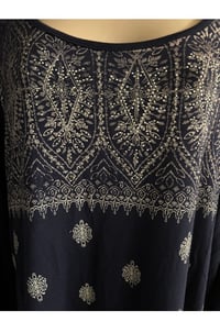 Image 8 of New Large B.L.E.U. Bedazzled top #761*9