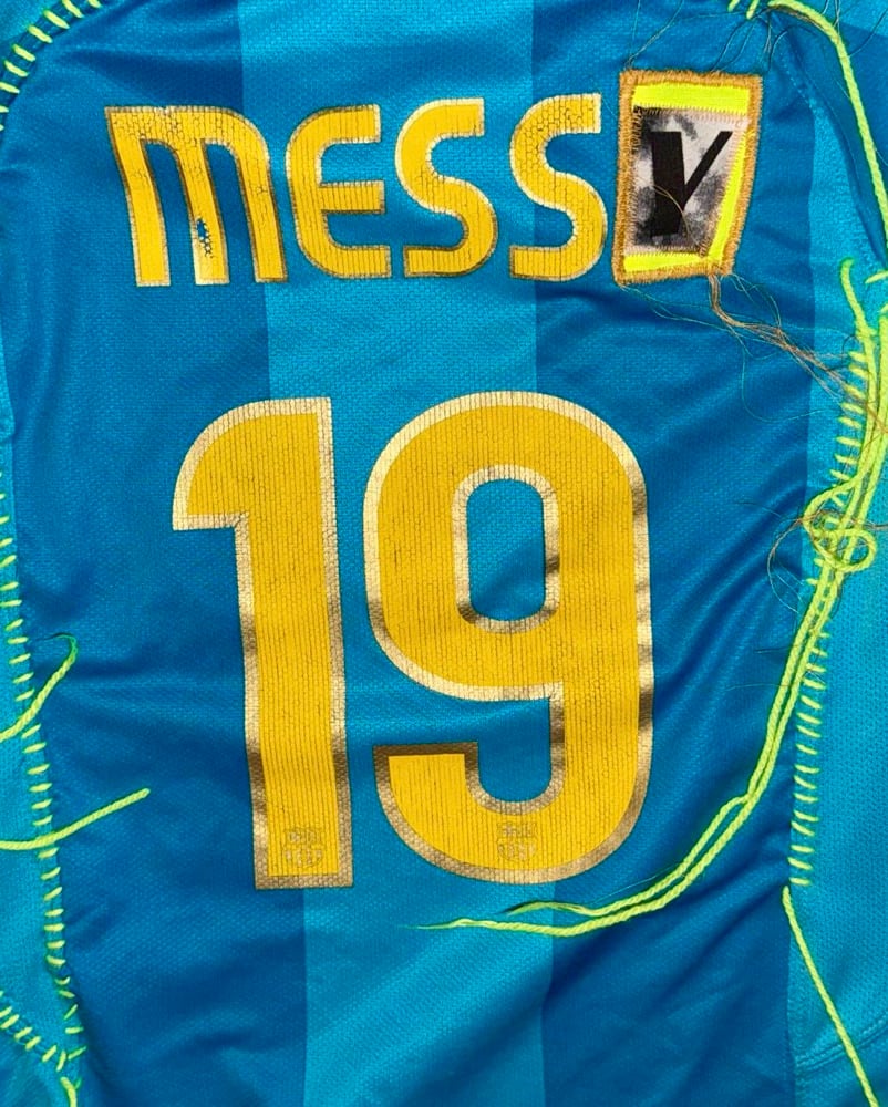 Image of THE END IS NEAR X HARTEX UNHINGED MESSY FOOTBALL SHIRT