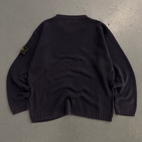 Image of SS 1999 Stone Island Knitted Sweatshirt, size large