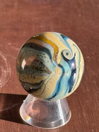 Image 4 of Blue and Caramel Junk Planet Marble 